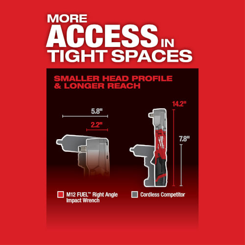 Main product image of M12 FUEL 1/2" Right Angle Impact Wrench w/ Friction Ring Kit