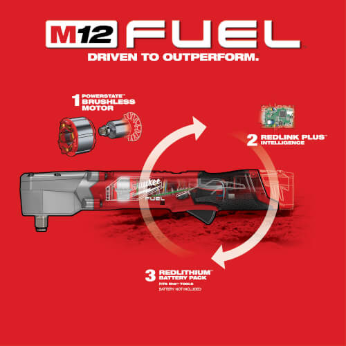 Main product image of M12 FUEL 1/2" Right Angle Impact Wrench w/ Friction Ring Kit