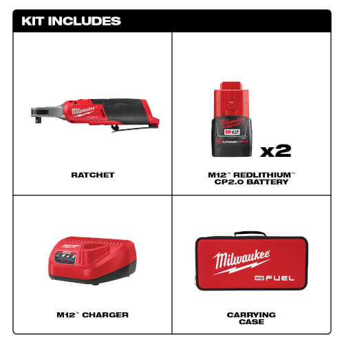 Main product image of M12 Fuel 3/8" Hi-Speed Ratchet Kit