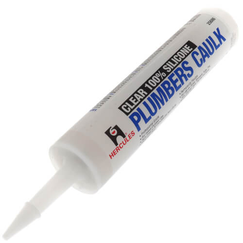 Main product image of 10.1 oz. Cartridge Silicone Plumbers Caulk - Clear