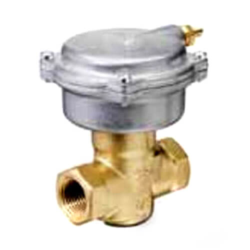 Main product image of 1/2" 2-Way N/O Brass Valve Actuator, 95 PSI, Female x Female (1 Cv)
