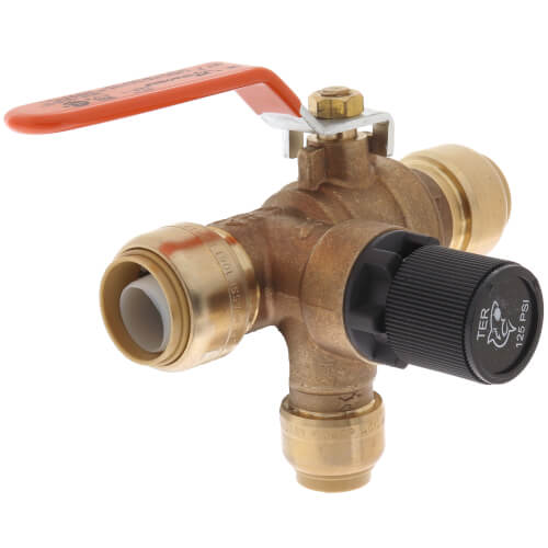 3/4" x 3/4" x 1/2" TER-1 Thermal Expansion Relief Valve (Lead Free)