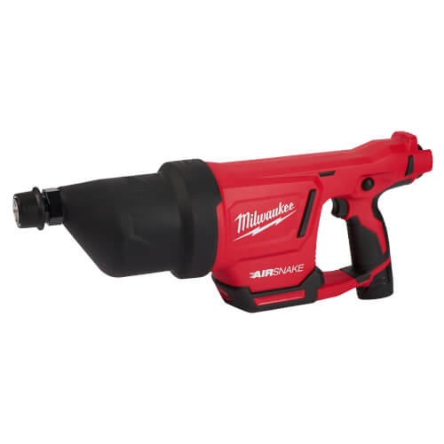 2572A-21 : Milwaukee M12 AIRSNAKE Drain Cleaning Air Gun Kit | AMRE Supply