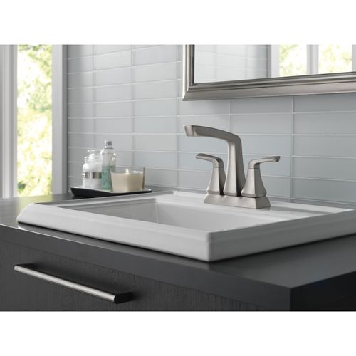 Main product image of Vesna 2 Handle Centerset Bathroom Faucet (Spotshield Brushed Nickel), 25789LF-SP