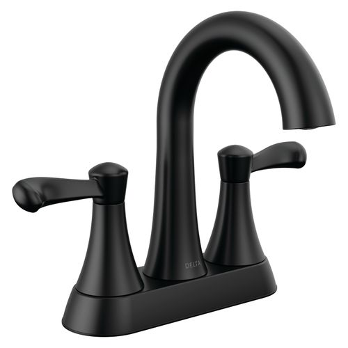 Main product image of Esato 2 Handle Centerset Bathroom Faucet (Matte Black), 25897LF-BL
