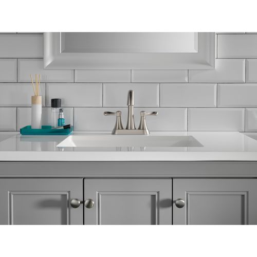 Main product image of Esato 2 Handle Centerset Bathroom Faucet (Spotshield Brushed Nickel), 25897LF-SP