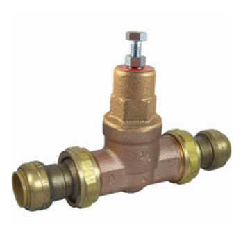 1" EB45 Double Union Sweat Pressure Regulating Valve, 60 PSI (Lead Free)