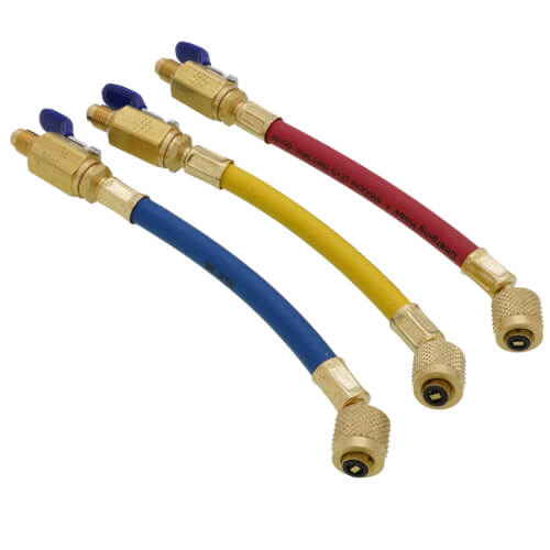 25980 Yellow Jacket 25980 3Pack 1/4" FlexFlow Adapters (9" Length)