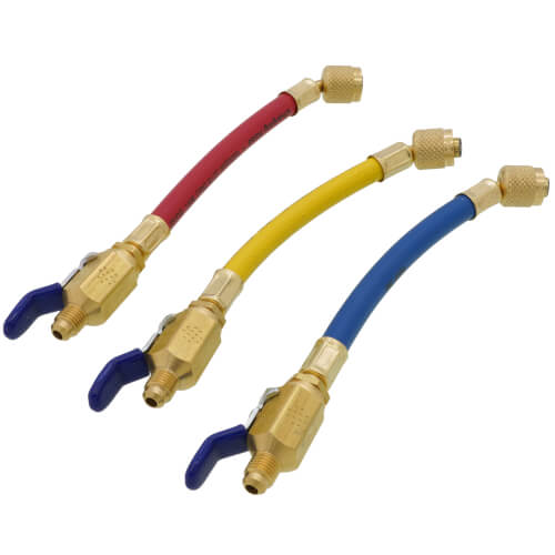 25980 Yellow Jacket 25980 3Pack 1/4" FlexFlow Adapters (9" Length)