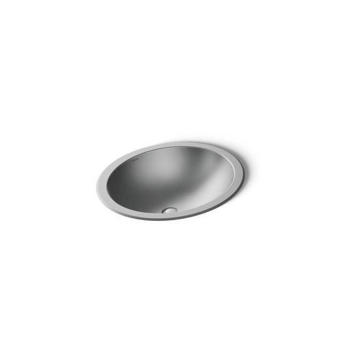 Main product image of 20" Oval Drop-In/Undermount Bathroom Sink, No Overflow (Mirror), K-2608-MU-NA