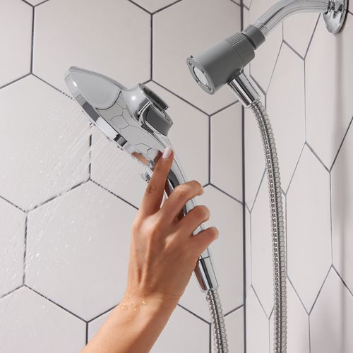 Main product image of Engage 6 Function 5-1/2" Diameter Spray Head Handheld Shower, 2.5 GPM, 26115 (Chrome)