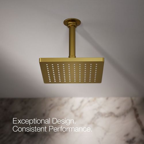 Main product image of Honesty 8" Rain Showerhead, 1.75 GPM (Moderne Brass), K-26148-G-2MB
