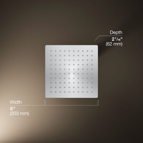 Main product image of Honesty 8" Rain Showerhead, 1.75 GPM (Polished Chrome), K-26148-G-CP