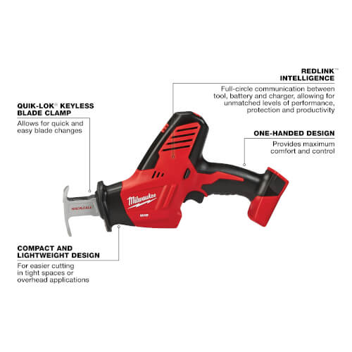 Main product image of M18 Cordless Hackzall One-Handed Recip Saw (Tool Only)