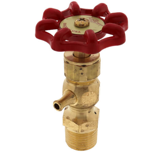 1/2" Compression Gauge Cock (Aluminum Wheel, Up to 250 psig, Metal Seat)