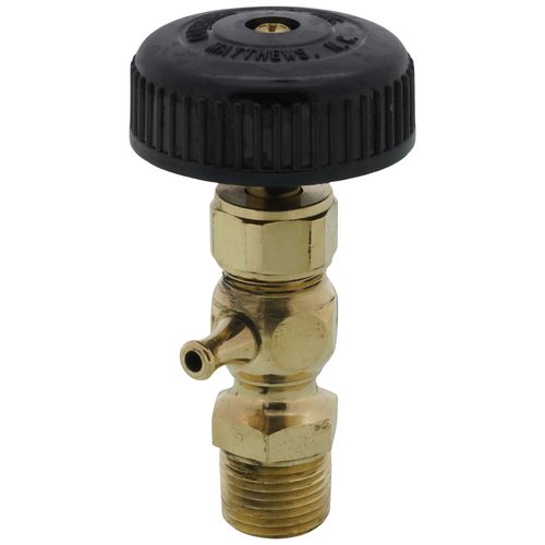 Main product image of 1/2" Compression Gauge Cock (Composition Wheel, Up to 250 psig, Metal Seat)