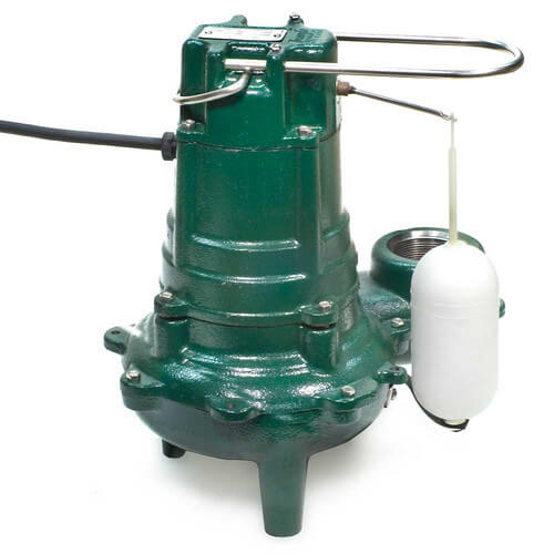 Main product image of Model M267 Waste-Mate Automatic Cast Iron Sewage Pump - 115 V, 1/2 HP (w/ Cast Iron Impeller) - 35' Cord