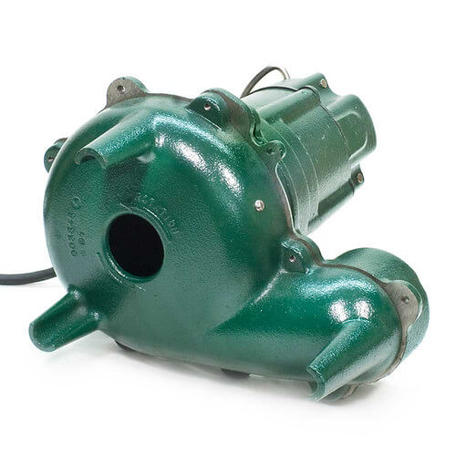 Model BE267 Waste-Mate Cast Iron Sewage Pump w/ Variable Level Float Switch - 230 V