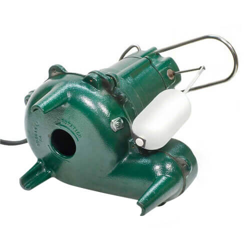 Main product image of Model F267 Waste-Mate Non-Automatic Cast Iron Sewage Pump w/ Cast Iron Impeller - <br>230 V, 1/2 HP, 25' Cord