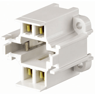 Main product image of Compact Fluorescent Lampholder, G24q-3, GX24q-4 Base - White