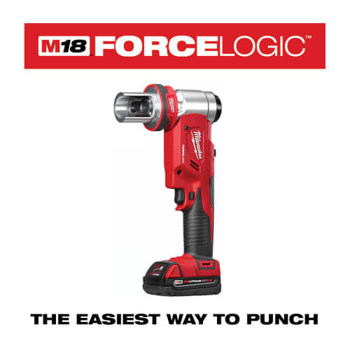 Main product image of M18 FORCE LOGIC 6 Ton Knockout Tool Kit (1/2"-4")