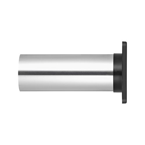 Main product image of 4" Black Plastic Louvered Wall Exhaust Vent, 11" Pipe
