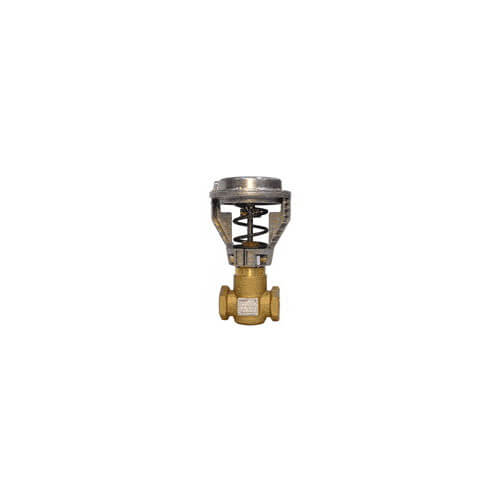 3/4" F x F 3-Way Mixing Valve w/ Pneumatic Actuator, 3-8 psi, 6.3 Cv