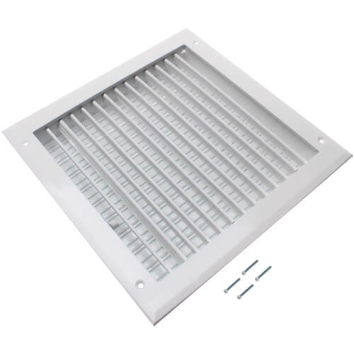 Main product image of 10" x 10" (Wall Opening Size) White Sidewall/Ceiling Register (A618MS Series)