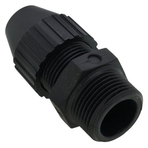 2694 T&B 2694 3/4" MNPT Black Nylon Liquid Tight Cord Straight