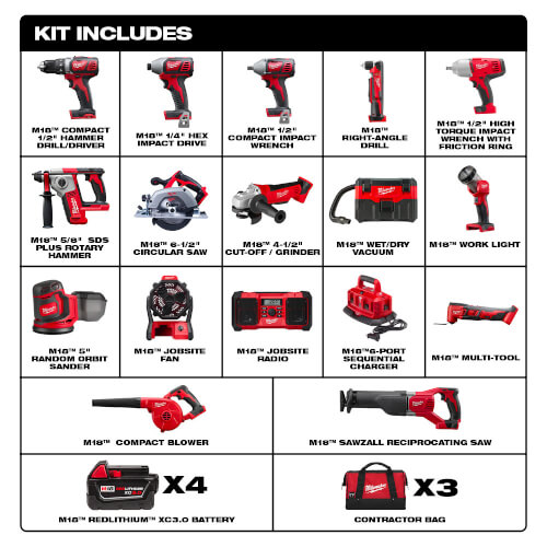Main product image of M18 16-Piece Combo Kit