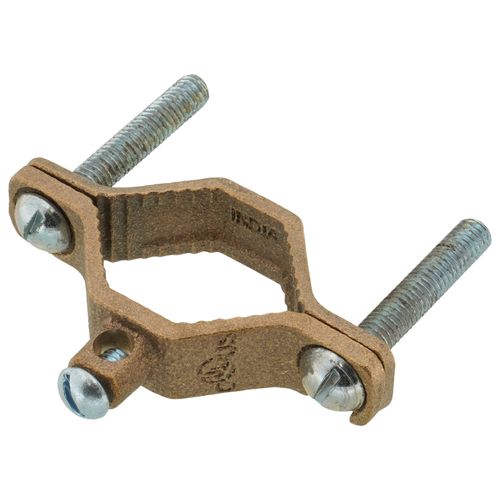 Main product image of 1-1/4"-2" Bronze Bare Ground Clamp, 10 Sol - 2 Str (Pack of 5)