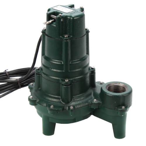 Model N270 Waste-Mate Non-Automatic Cast Iron Sewage Pump - 115 V, 1 HP