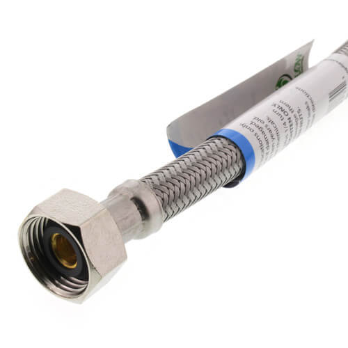 Main product image of 36" Stainless Steel Braided Hose Faucet Connector (3/8" Compression x 1/2" FIP)