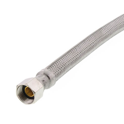 Main product image of 36" Stainless Steel Braided Hose Faucet Connector (3/8" Compression x 1/2" FIP)