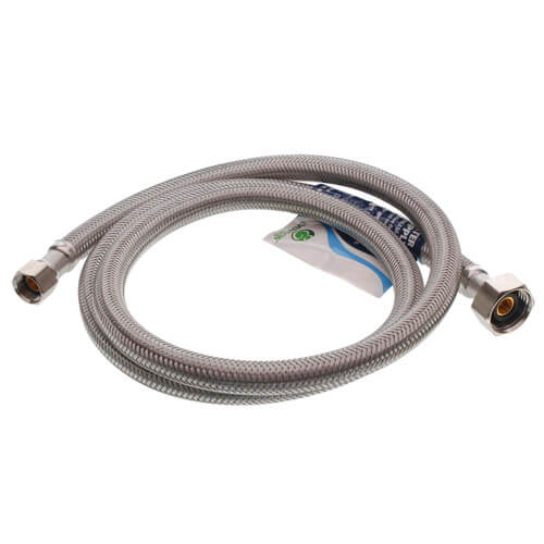 Main product image of 48" Stainless Steel Braided Hose Faucet Connector (3/8" Compression x 1/2" FIP)