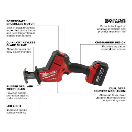 Main product image of M18 HACKZALL Reciprocating Saw Kit (w/ 1 Battery)