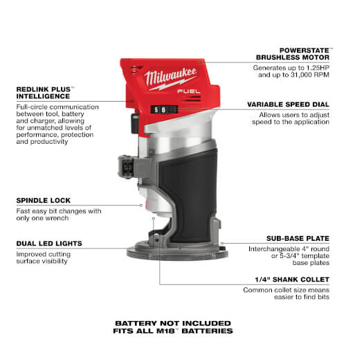 M18 FUEL Compact Router
