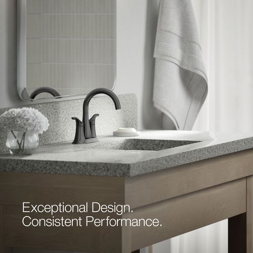 Main product image of Simplice Two Handle Centerset Lav Faucet (Matte Black), K-27388-4-BL