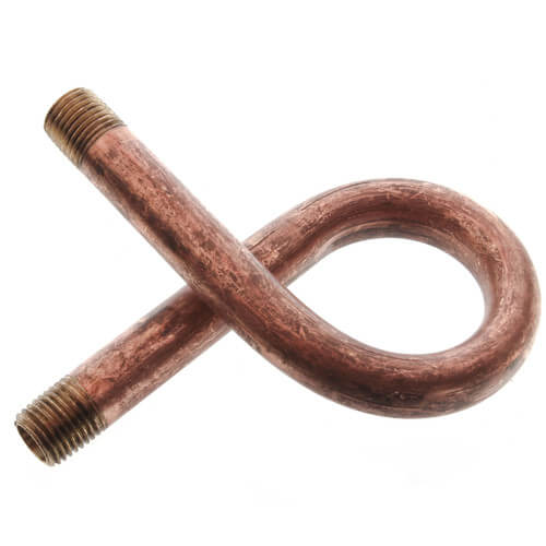 1/4" Angle Brass Steam Gauge Siphon Loop (90°)
