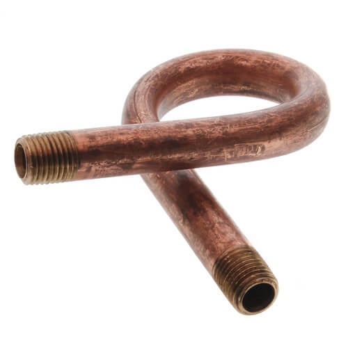 1/4" Angle Brass Steam Gauge Siphon Loop (90°)