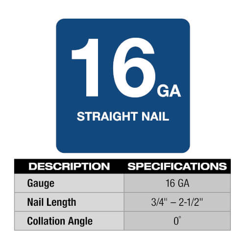 M18 FUEL 16 Gauge Straight Finish Nailer (Tool Only)