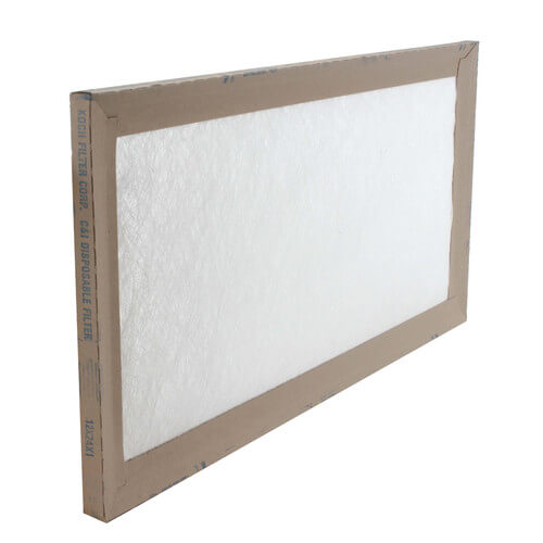 12" x 24" x 1" Fiberglass Throw Away Replacement Filter