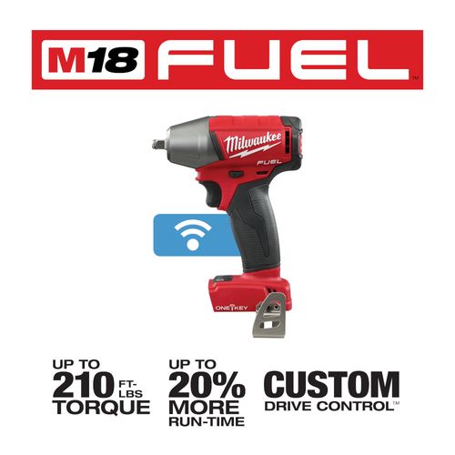 Main product image of M18 Fuel 3/8" Compact Impact Wrench w/ Friction Ring and ONE-KEY (Bare Tool Only)