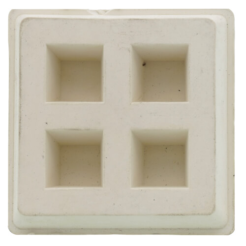 Main product image of Silencer Neoprene Isolation Pad 2" x 2" x 7/8" (w/ Galvanized Steel Bearing Plates)