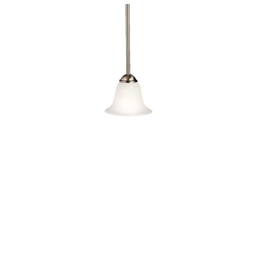 Main product image of Dover 5.5" 1 Light Mini Pendant w/ Etched Seeded Glass (Brushed Nickel)