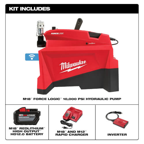 Main product image of M18 FORCE LOGIC 10,000 psi Hydraulic Pump Kit