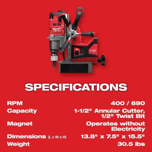 M18 FUEL 1-1/2" Lineman Magnetic Drill Kit