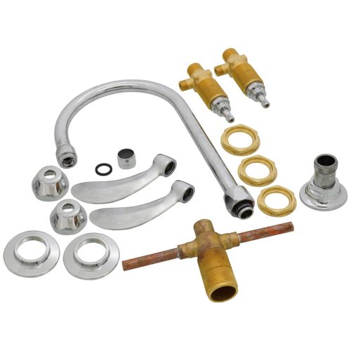 Main product image of 27C1/27C2 2 Handle 8" Below Deck Mount Faucet (Chrome), 27C2944