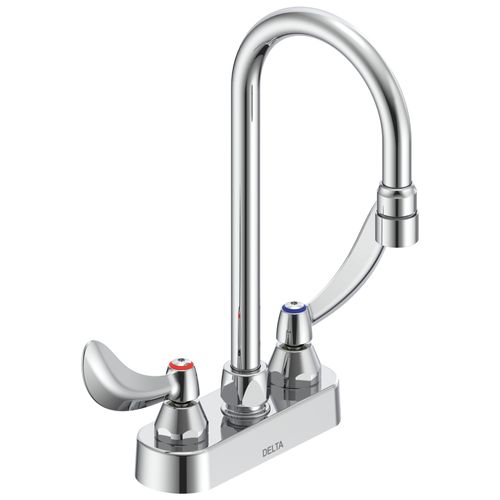 Main product image of 27C4/27C5/27C6 2 Handle 4" Deck Mount Faucet (Chrome), 27C4844