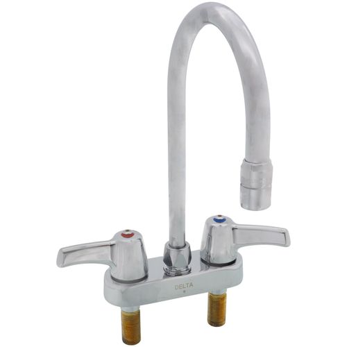 Main product image of Commercial Teck Two Handle 4" Cast Deck Mount Service Sink Faucet, 27C4943